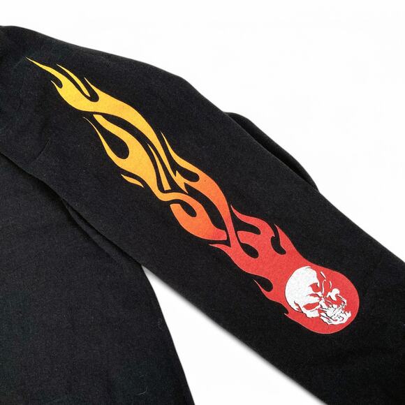 Vintage Ghost Rider Long Sleeve T-Shirt 2000 Marvel Y2K Graphic Tee - Picture 4 of 8